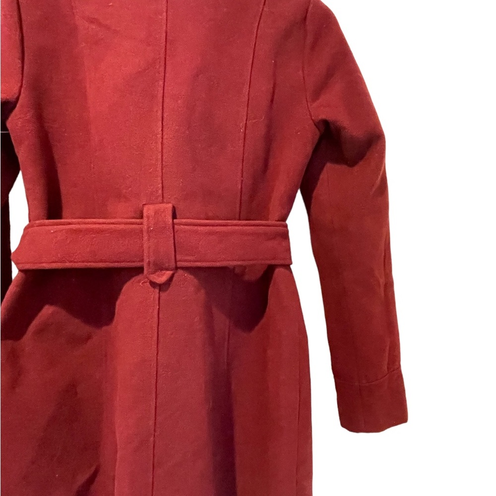 Jack Winter Pea Coat Size S Maroon - Picture 5 of 9